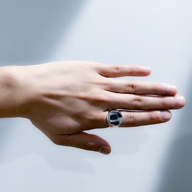 [Garden of Eden]<br>Oval signet<br>Ring -Large-