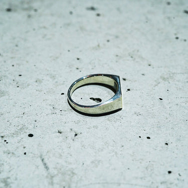 [Garden of Eden]<br>Square signet<br>Ring-Silver/9k Gold-