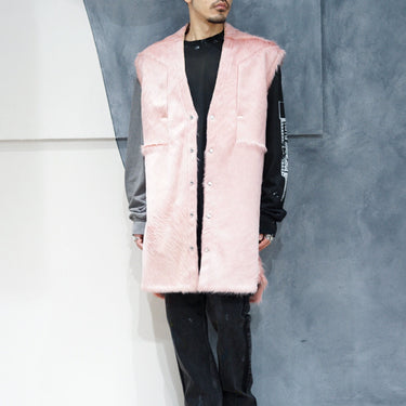 【RICK OWENS】<br>STROBE JUMBO CUT OUT OUTERSHIRT -LHL-