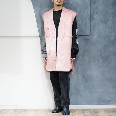 【RICK OWENS】<br>STROBE JUMBO CUT OUT OUTERSHIRT -LHL-