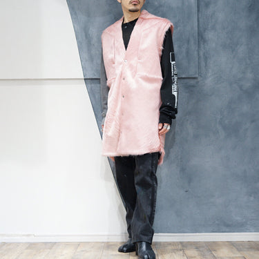 【RICK OWENS】<br>STROBE JUMBO CUT OUT OUTERSHIRT -LHL-