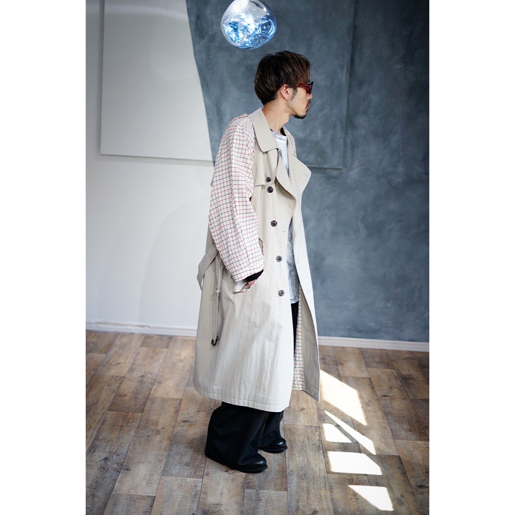 Maison Margiela 4,14(メゾンマルジェラ)-リバーシブルトレンチコート 