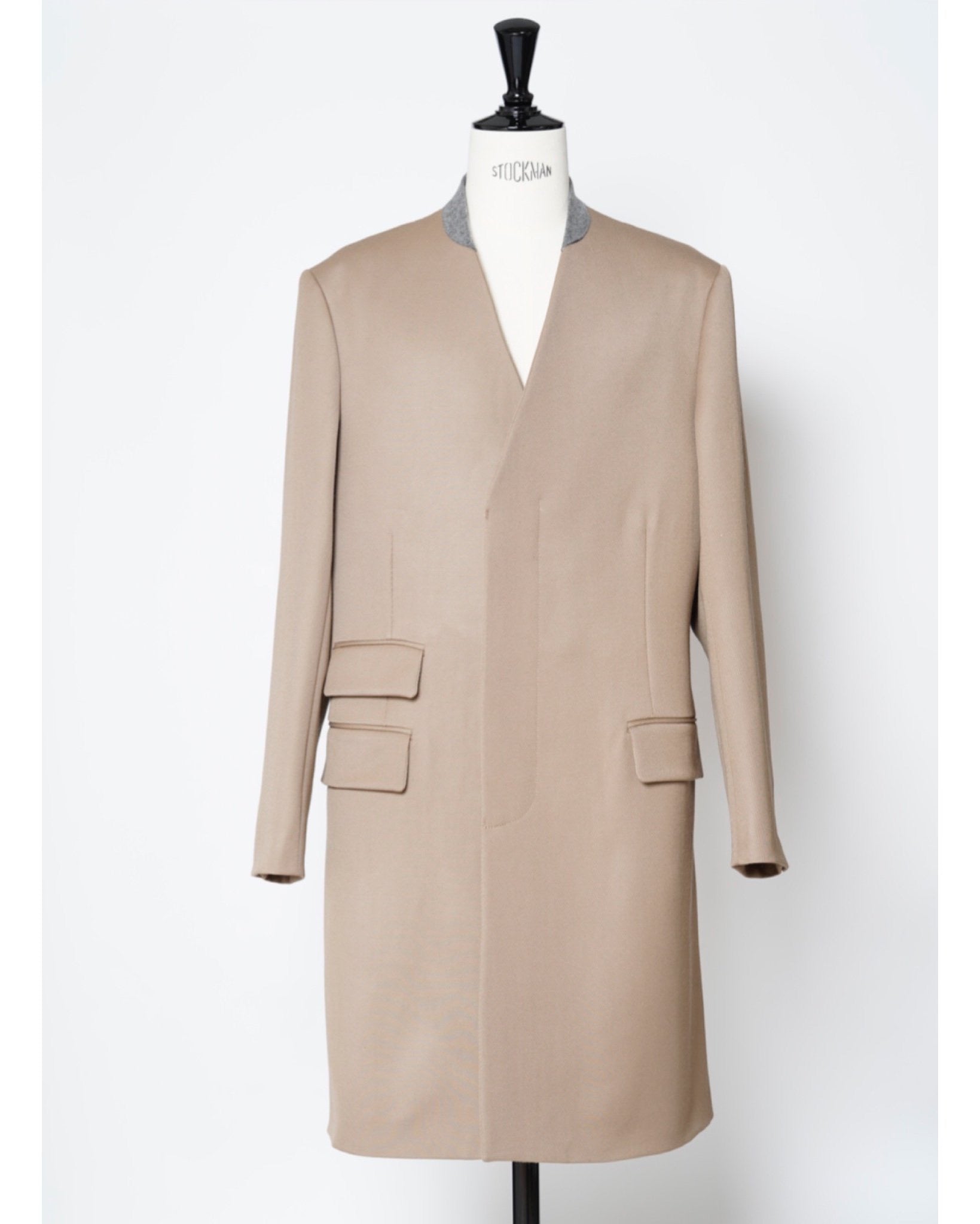 Maison Margiela 4,14(メゾンマルジェラ)-ノーカラーコート-Amanojak.